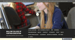 Desktop Screenshot of mallowcollege.ie