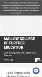Mobile Screenshot of mallowcollege.ie