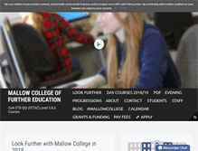 Tablet Screenshot of mallowcollege.ie